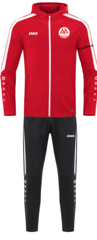 Jako Trainingsanzug Power mit Kapuze inkl. Druck